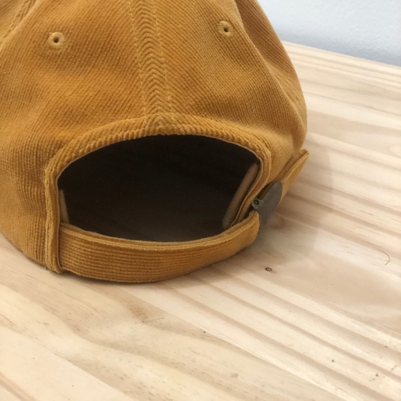 The Grey House Este Park Ochre Dad Hat in Corduroy - Picture 2 of 2